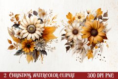 Christmas Farm Clipart, Christmas Clipart Product Image 1