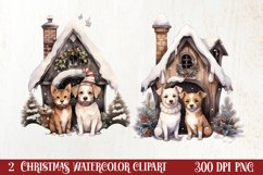 Christmas Farm Clipart, Christmas Clipart Product Image 1
