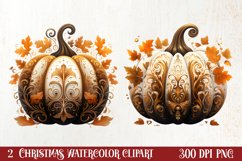 Christmas Farm Clipart, Christmas Clipart Product Image 1