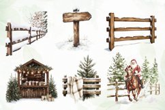Christmas Farm Sublimation Clipart Product Image 4