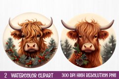Christmas Farm Ornaments Clipart Sublimation, Christmas PNG Product Image 1