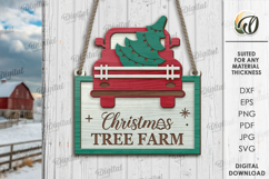Christmas Farm Signs Bundle Laser Cut. Christmas Decor SVG Product Image 8
