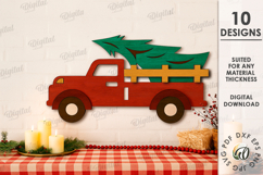 Christmas Farm Tiered Tray Laser Cut. Christmas SVG Product Image 7