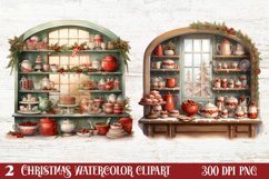 Christmas Holiday Baking Clipart, Christmas Holiday Baking Product Image 1