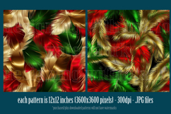 Christmas Patterns, Christmas Feathers Patterns, Holiday, s1 Product Image 3