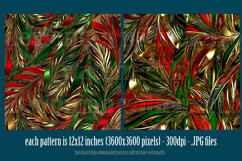 Christmas Patterns, Christmas Feathers Patterns, Holiday, 11 Product Image 2