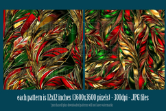 Christmas Patterns, Christmas Feathers Patterns, Holiday, 11 Product Image 3