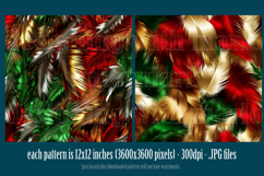 Christmas Patterns, Christmas Feathers Patterns, Holiday, 13 Product Image 2