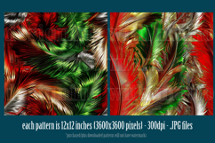 Christmas Patterns, Christmas Feathers Patterns, Holiday, 13 Product Image 3