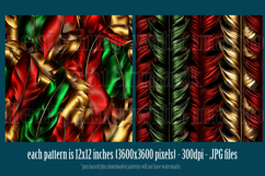 Christmas Patterns, Christmas Feathers Patterns, Holiday, 16 Product Image 3