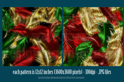 Christmas Patterns, Christmas Feathers Patterns, Holiday, s7 Product Image 2