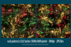 Christmas Patterns, Christmas Feathers Patterns, Sparkle, 1 Product Image 3