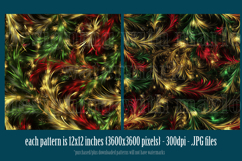 Christmas Patterns, Christmas Feathers Patterns, Sparkle, 2 Product Image 2