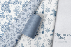 Christmas Toile Seamless Patterns Product Image 6