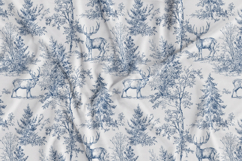 Christmas Toile Seamless Patterns Product Image 15