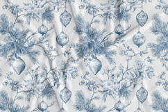 Christmas Toile Seamless Patterns Product Image 18