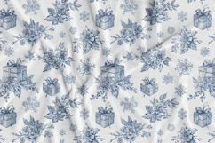 Christmas Toile Seamless Patterns Product Image 19