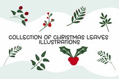 Christmas Leaves Illustration Set Product Image 1