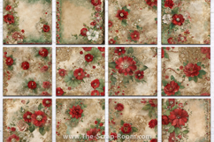 Christmas Printable Junk Journal Scrapbook kit paper sticker Product Image 12
