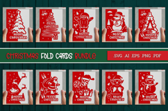 Christmas Paper Cut Cards SVG Bundle Product Image 1