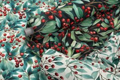 Christmas Foliage | Seamless Digital Paper JPG 12"x12" Product Image 3