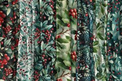 Christmas Foliage | Seamless Digital Paper JPG 12"x12" Product Image 4