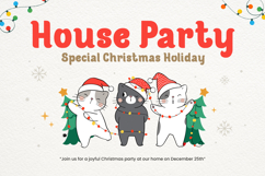 Christmas Font - Christmas Bakery Product Image 5