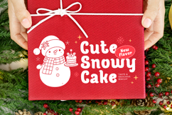 Christmas Font - Christmas Bakery Product Image 3