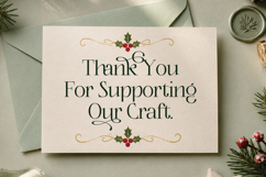 Christmas Font - Family Blessings Product Image 9
