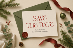 Christmas Font - Welcome Christmas Product Image 6