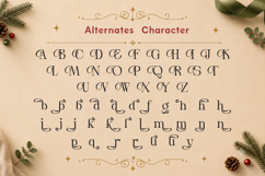 Christmas Font - Welcome Christmas Product Image 9