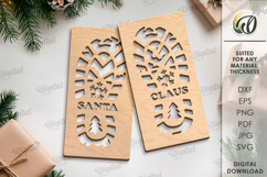 Christmas Footsteps Bundle Laser Cut. Christmas SVG Product Image 6