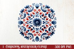 Christmas Fork Art Sublimation Clipart, Christmas Clipart Product Image 1