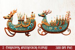 Christmas Fork Art Sublimation Clipart, Christmas Clipart Product Image 1