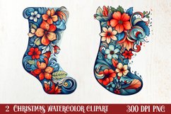 Christmas Fork Art Sublimation Clipart, Christmas Clipart Product Image 1