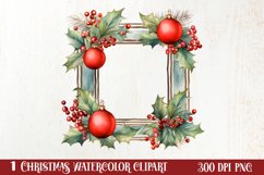 Christmas Frame Border Sublimation Bundle, Christmas Frame Product Image 1