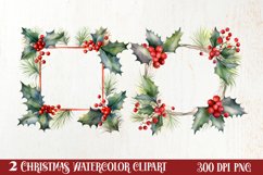 Christmas Frame Border Sublimation Bundle, Christmas Frame Product Image 1