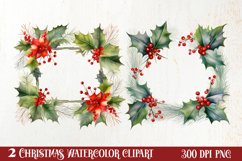 Christmas Frame Border Sublimation Bundle, Christmas Frame Product Image 1