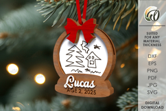 Christmas Frame Ornaments Bundle Laser Cut. Christmas SVG Product Image 10