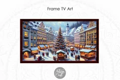 Christmas market Frame TV art
