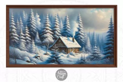 Winter Scene the Frame Tv