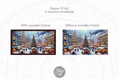 Christmas market Frame TV art | Christmas Frame TV art Product Image 2