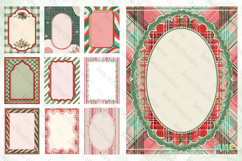 Christmas Frames PNG Clipart Bundle Product Image 5