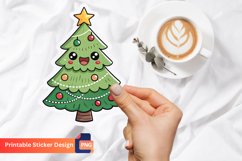 Funny Christmas Tree Sticker, Christmas Decoration Sticker Product Image 1