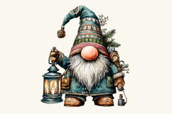Christmas Funny Gnome Clipart Product Image 2