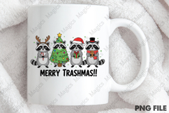 Christmas Funny Raccoon Sublimation Png Product Image 4