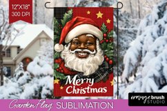 Christmas Garden Flag Sublimation - Winter Welcome Sign PNG Product Image 1