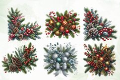 Christmas Garlands Sublimation Clipart Product Image 6