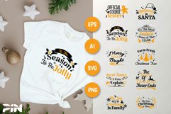 Christmas Quotes Ornament Round SVG Product Image 1