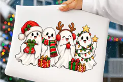 Christmas Ghost PNG, Funny Christmas PNG, Christmas PNG Product Image 2